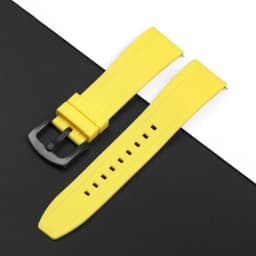 Premium Grade Vulcanized FKM Rubber Watch Strap for Seiko for Rolex 20mm 22mm 24mm Quick Release Watchbands Rubber Strap Tropic