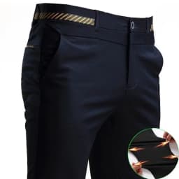 Black Suit Pants for Men Spring and Autumn Stretchy and Non-Ironing Office Trousers Slim Fit Formal Pants for Men Dress Pants