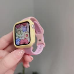 2Pack Silicone Band + Case Set for Apple Watch Correa S11 Women Sport 38mm 40mm 41mm 42mm 44mm 45mm 49mm for iWatch Series Strap