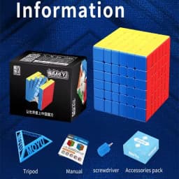 MoYu Meilong M Magnetic Version 2x2 3x3 4x4 5x5 6x6 Magic Cube Toy Magnetic Cubing Classroom M Speed Puzzle Toys Educational Toy