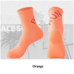 Running Socks Unisex Men Women Middle Tube Quickly Dry Outdoor Sports Marthon Bike Riding Fitness Training Crew Socks