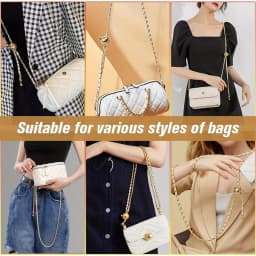 Adjustable Ball Bag Chain Metal Chain All-match Bag Accessories Bag Strap Transfer Bead Chain Bag Chain