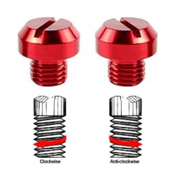 2PCS M8 M10*1.25 Motorcycle Mirror Hole Plug Screw Bolts For Yamaha Honda Kawasaki Suzuki BMW Aprilia Ducati Universal
