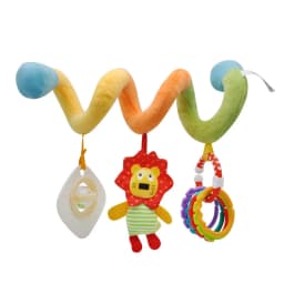 Car Seat Toys for Babies Rattle Mirror Crinkle Squeaky Carseat Stroller Toys 0-6 Months Developmental Newborn Baby Girl Gifts