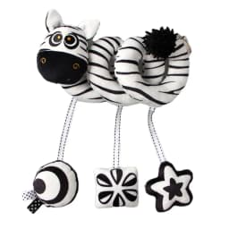 Car Seat Toys for Babies Rattle Mirror Crinkle Squeaky Carseat Stroller Toys 0-6 Months Developmental Newborn Baby Girl Gifts
