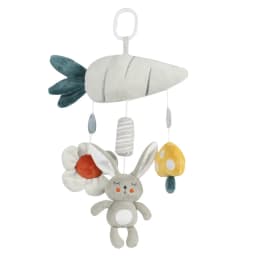 Car Seat Toys for Babies Rattle Mirror Crinkle Squeaky Carseat Stroller Toys 0-6 Months Developmental Newborn Baby Girl Gifts