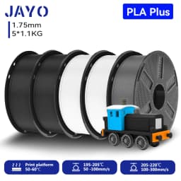 JAYO 3D PETG/PLA/PLA PLUS Printer Filament 1.75mm 5.5KG 100% No Bubble Non-Toxic 3D Printing Materials for 3D Printer&3D Pen