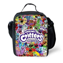 Child School Cute For Smilings Critters Backpack with Lunch Bags ,Pencil Bags ,School Bags for Boys Girls Best Gift