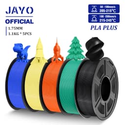 JAYO 5 Rolls 3D Filament PLA/PLA META/PETG/SILK PLA+/Wood/PLA Marblel/ APLA 1.75mm1.1KG 3D Printer Filament for FDM Muticolor