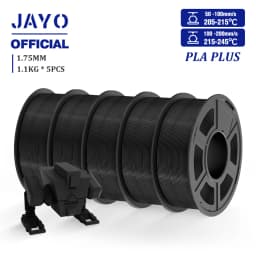 JAYO 5 Rolls 3D Filament PLA/PLA META/PETG/SILK PLA+/Wood/PLA Marblel/ APLA 1.75mm1.1KG 3D Printer Filament for FDM Muticolor