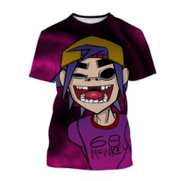 Rock Band Gorillaz 3d Printed T-shirt Men Women Fashion T-shirt Kids Hip Hop Tops Tees Punk Tshirt Graphic T Shirt Mens Clothing