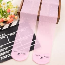 Cat Kitten Thin Embroidery Dots Summer Kawaii Tights for Child Baby Girls Kids Sheer Pantyhose Cute Kitty Ballet Dance Stockings