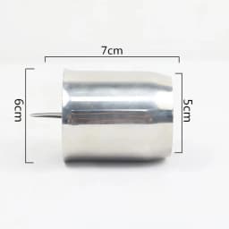 Alconstar- 51mm/60mm Inlet Motorcycle Exhaust Muffler Catalyst DB Killer Moveable DB Killer Silencer Noise Sound Eliminator Race