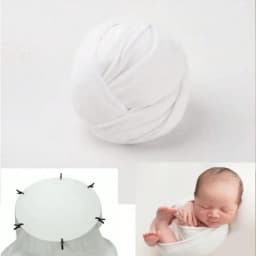 Newborn Photography Backdrop Blanket Wrap Set Soft Fabrics Shoot Studio Accessories Baby Posing Frame Blankets Wraps Fotografia