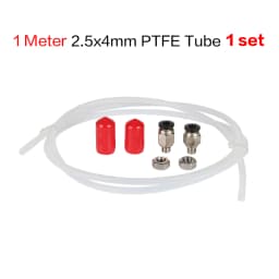 XCR 3D Printer Filament Dryer Box Pneumatic Connector with Nut for PLA ABS Filaments 2.5x4mm PTFE Tube 3D Printer Accessories