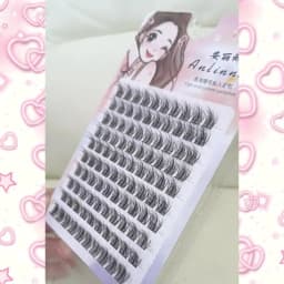 100 Clusters of DIY 5D Fluffy Eyelashes Makeup Eyelash Extension Natural Eyelash Bundle Personal Eyelash Grafting Tool
