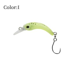 LETOYO Mini Trout Lure 1.2g Floating Minnow Trout Fishing Lure Micro Hard Lures Artificial Bait Wobblers For Trout Bass Perch