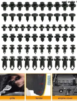 6 Size 60Pcs Auto Fastener Clips For Mazda 3 6 CX-5 323 5 CX5 2 626 Spoilers MX5 CX 5 GH CX-7 GG CX3 CX7 MPV RX