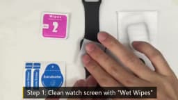 Screen Protector for Apple Watch Series 7 8 9 45mm 44mm 40mm iWatch 6 SE 5 4 3 42mm 38mm 41mm Soft Glass Apple Watch Accessories