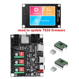 Makerbase MKS DLC32 V2.1 32bits Motherboard Offline Controller WIFI TFT Touch Screen TS24/TS35-R For Laser Engraving Machine