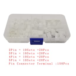 230Pcs/Sets PH 2.0 XH 2.54 2P 3P 4P 5 Pin Terminals Male Female Housing JST Wire Connector Adaptor PH2.0mm XH2.54mm Kits