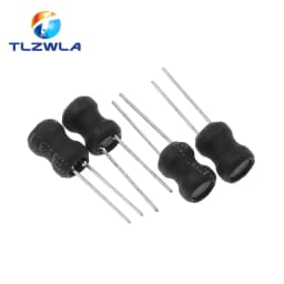 10PCS 0608 6*8mm I-shape Power Inductor Inductance Copper Coil 1MH 68uh 100uh 150UH 220 330 470 uH 2.2MH 3.3MH 4.7MH 10MH Hot