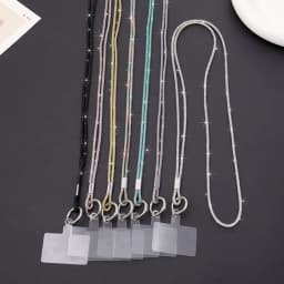 Luxury Rhinestone Phone Lanyard Hanging Cord Glitter Crystal Phone Case Anti-Loss Hanging Ornaments Strap Keychain