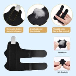 Trigger Finger Splint Fixing Brace Adjustable Straighten Sprain Support Finger Support Care Protect