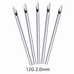 1/3/5Pcs Disposable Body Piercing Needles Medical Needle for Navel Nipple Lip Navel Ring Kit Surgical Steel Tool
