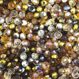 Isywaka Purple Multicolor 2mm,3*4mm,4*6mm,6*8mm Austria Faceted Crystal Glass Beads Loose Spacer Round Beads For Jewelry Making