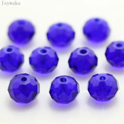 Isywaka Purple Multicolor 2mm,3*4mm,4*6mm,6*8mm Austria Faceted Crystal Glass Beads Loose Spacer Round Beads For Jewelry Making