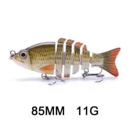 Hanlin 5/6/7/8/10cm Mini Multi Jointed Swimbait Fishing Lure Flexible Fish Bait Bionic Crankbait Sinking Pesca Pike Bass Tackle