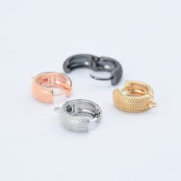15mm Earring Making Supplies 22K Gold Plated Hoop Earrings Hooks Clasps Accessories for Woman Handmade DIY Jewellery Wholesale