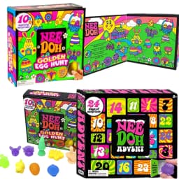 2026 New Golden Egg Treasure Hunt Blind Box Toy With Squishy Surprise Stress Relief Squeeze Kids' Easter Party Toy