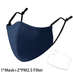 4 Styles New Upgrade Cotton Face Mask Covering Reusable Washable Solid Color Floral Printed Unisex Earloop Mask For Adult