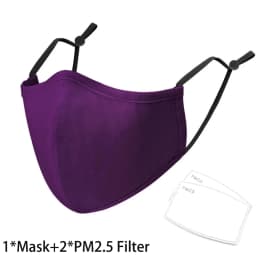4 Styles New Upgrade Cotton Face Mask Covering Reusable Washable Solid Color Floral Printed Unisex Earloop Mask For Adult