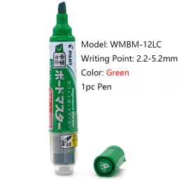 Pilot Whiteboard Marker 1.7-12mm 보드마카 6 Types Writing Point Erasable Refillable Liquid Ink Teacher, Training, Painting Marker