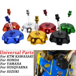 Motorcycle 50mm CNC Aluminum Racing Gas Fuel Tank Cap With Vent Cap For Yamaha Kawasaki Honda KTM Suzuki ATV Dirt Bike