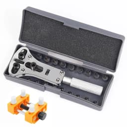 Watch Case Opener Watch Repair Tools Three Jaw Open Cover Tool Watch Bottom Opener for Watchmaker Adjustable Screw Back Remover