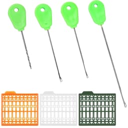 7pcs Carp Fishing Accessories Boilies Baits Drill Baiting Needle Hair Rigs bait Stringer Fishing Tools with boilies stoppers