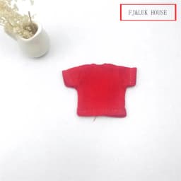 New OB11 Dolls Clothes T-shirt Black/Pink/Red/White/Blue Short Cute T-shirt for ob11,obitsu11,Molly,1/12 BJD Dolls Accessories