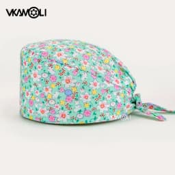 unisex Scrub Cap printing Adjustable size lab work cap girl accessories