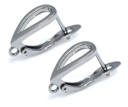 Classic Hoop Earrings Accessories for Jewelry Making Sliver Gold Zircon Copper Earring Hooks Jewellery Making Supplies