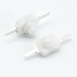 10pcs 1A 30V DC 2A 250V White/Black Latching On Off Mini Torch Push Button Switch Hot sale
