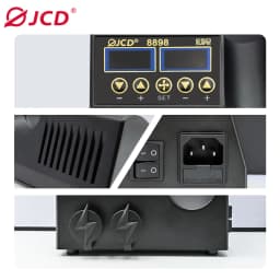 2 in 1 750W Soldering Station LCD Digital display welding rework station for cell-phone BGA SMD PCB IC Repair solder tools 8898