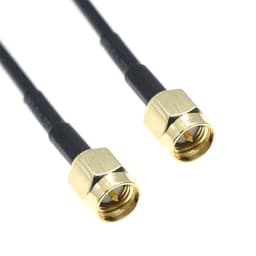 RG316 RG174 SMA Male To SMA Male Female RP-SMA Connector Plug RPSMA Nut Bulkhead Extension RF Coaxial Coax Jumper Pigtail Cable
