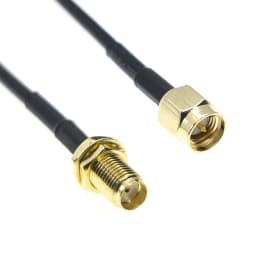 RG316 RG174 SMA Male To SMA Male Female RP-SMA Connector Plug RPSMA Nut Bulkhead Extension RF Coaxial Coax Jumper Pigtail Cable