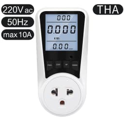 220V Digital Wattmeter AC EU Power Meter LCD Electricy Consumption Meter Socket Wattage Kwh Energy Test FR US BR Power Analyzer