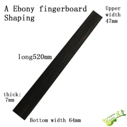 3A A B African Ebony Guitar Ebony Fingerboard Wool Board Ballad Classical Electric Guitar Wood Material Accessories