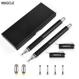 Universal Fiber Stylus 2 in 1 Disc Stylus Pen Mesh Fiber Tip Series Precision Touch Screen Pens for All Capacitive Touch Screens